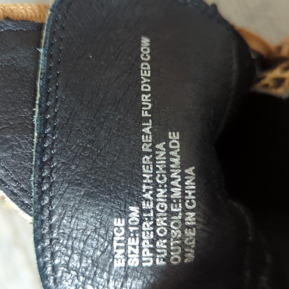 Matisse Cow Hair High Tops - Picture 5 of 6